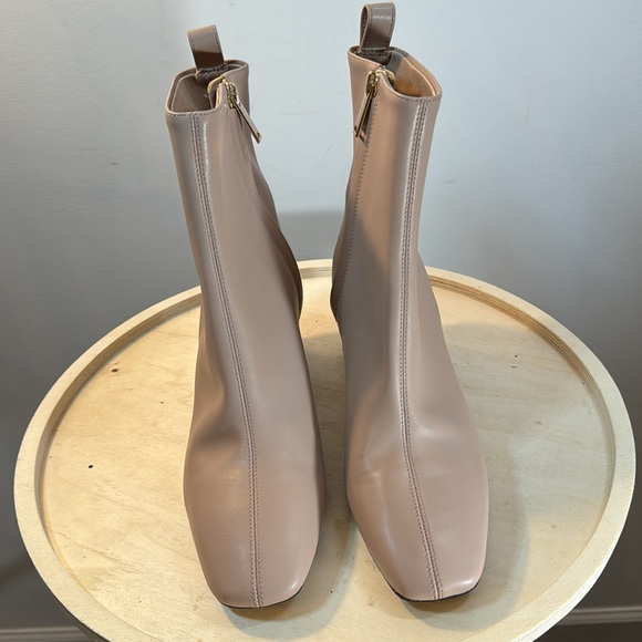 Square Toe H&M Ankle GoGo Style Boots Size 8 - Picture 3 of 9